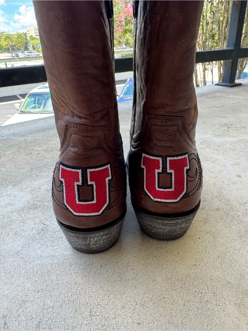 NCAA Utah Utes college football Women's Cowboy boots University of Utah